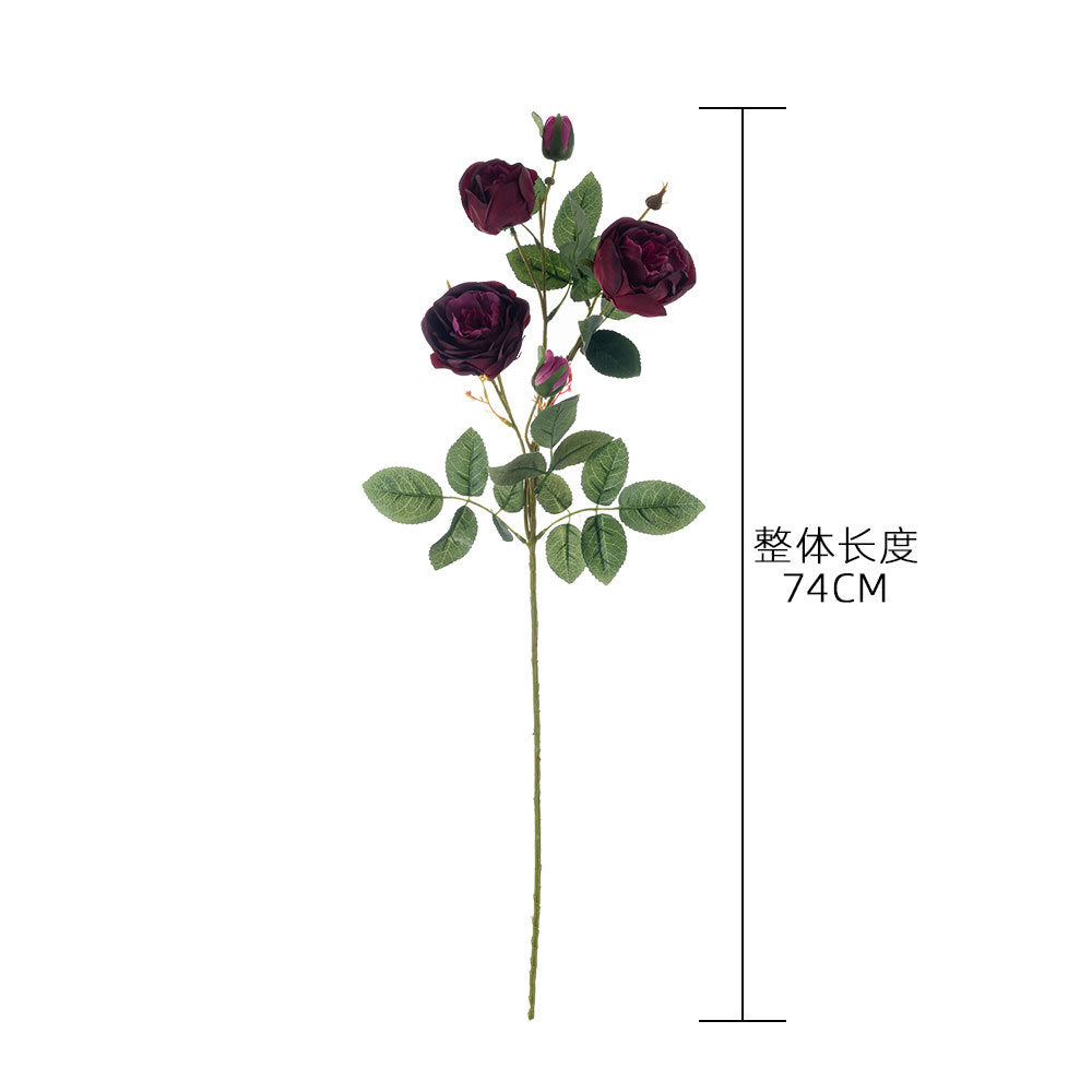 Beautiful Artificial Core-Packed Rose - Perfect for Home Decor, Weddings, Bouquets, Aisle Decorations, and Floral Walls - Bring Elegance with DY1-3249