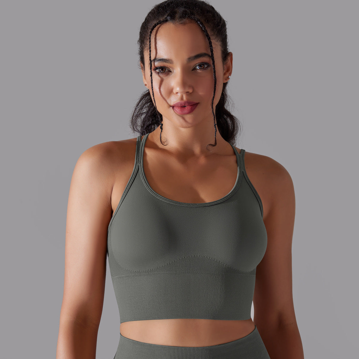 Women's High Impact Sports Bra with Back Support Moisture Wicking Breathable Yoga Top for Comfort and Stability During Workouts