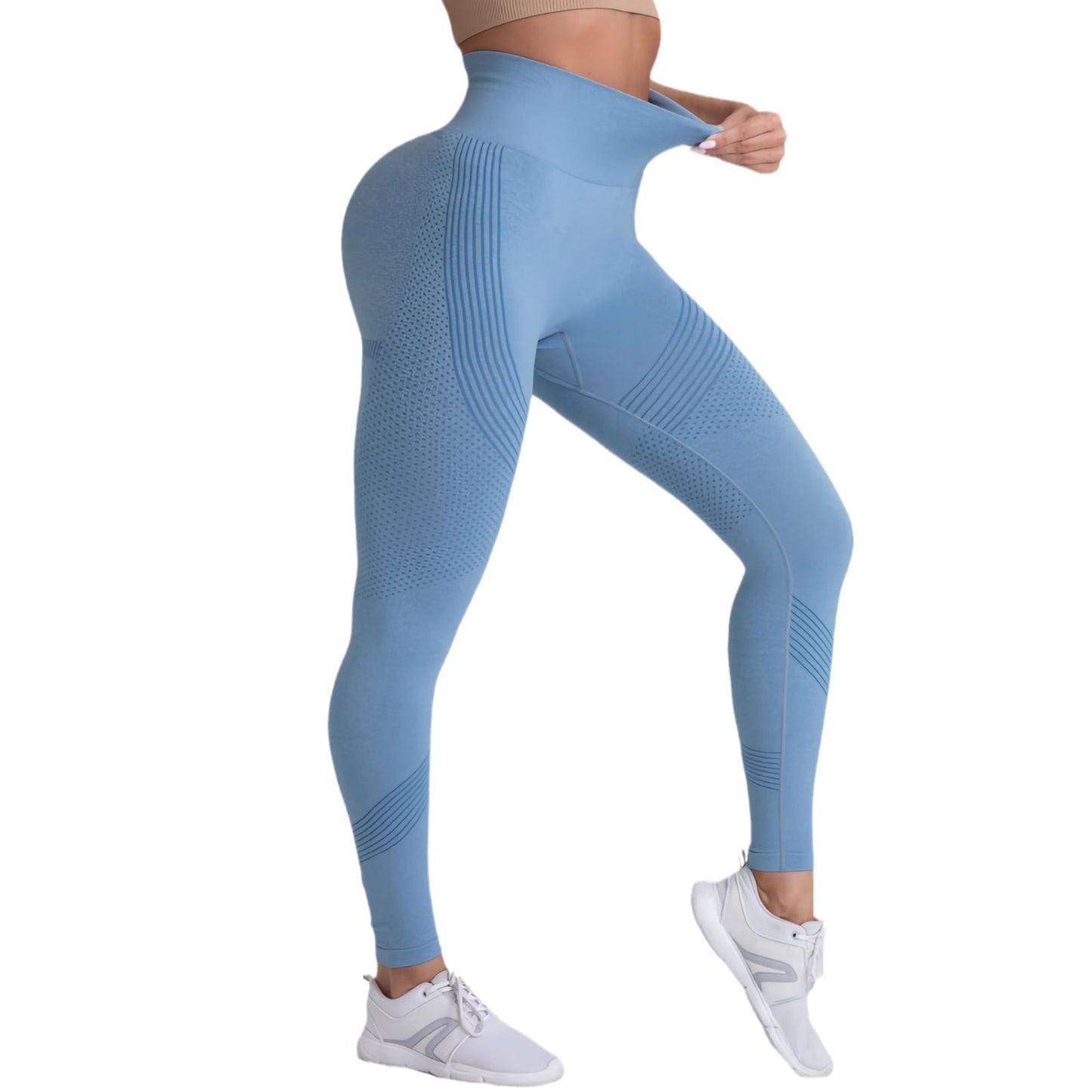 Seamless High Waisted Yoga Pants for Women Tummy Control Butt Lift Quick Dry Stretchy Workout Leggings for Running and Gym for Outdoor Fitness and Everyday Wear