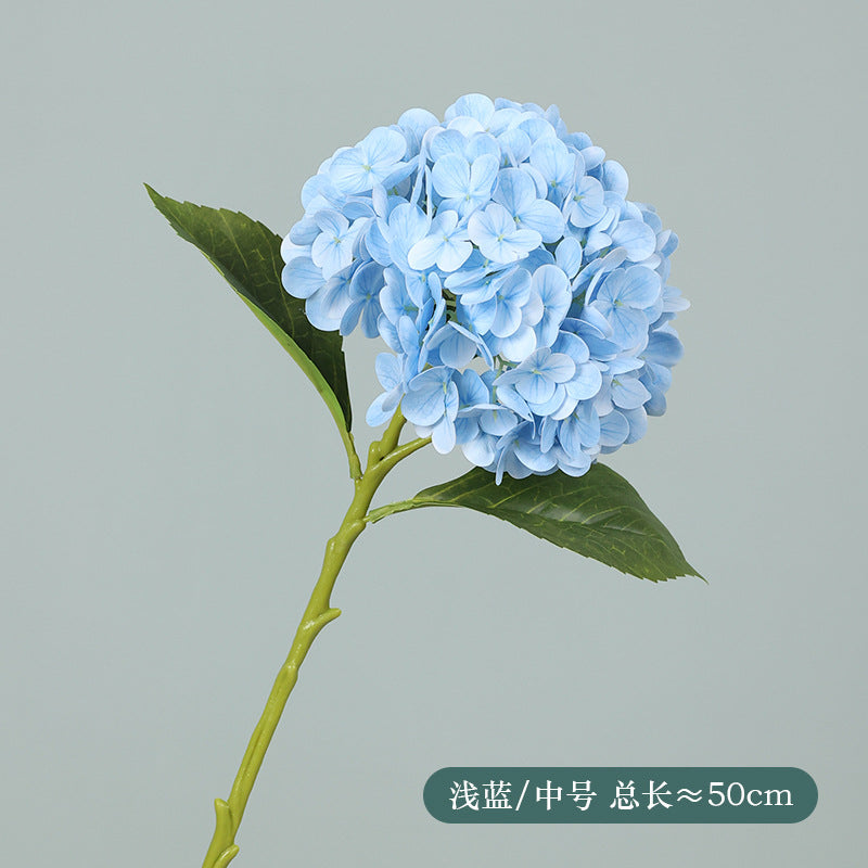 Realistic Touch Hydrangea Artificial Flowers for Home Decor - Perfect for Living Room Arrangements, Weddings, and Photography Props