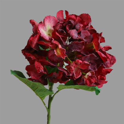 Lifelike Single Stem Large Hydrangea Flower - Perfect for Wedding Decor, Photography Props, Home Interior Styling, and Floral Arrangements