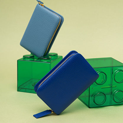 Women's Genuine Leather Wallet Top Grain Cowhide Multi Card Holder Elegant Compact Clutch for Everyday Use