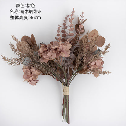 Stunning Realistic Faux Flower Bouquet for Home Decor - Perfect for Weddings, Handheld Bouquets, Wall Hangings & Elegant Floral Arrangements - Model CF01025