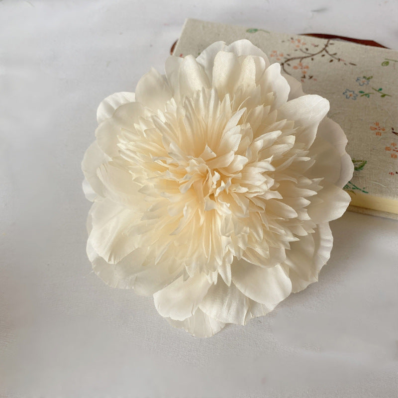 Realistic Multi-Layer Peony Flower Heads - Stunning Artificial Flowers for Wedding Decorations, Photography Props, and Home Decor - Elegant Silk Floral Arrangements