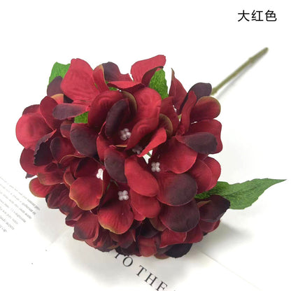 Luxurious 3D Touch Hydrangea Artificial Flower Bouquet for Wedding Decor and Home Living – Stunning Floral Arrangement for Elegant Living Rooms