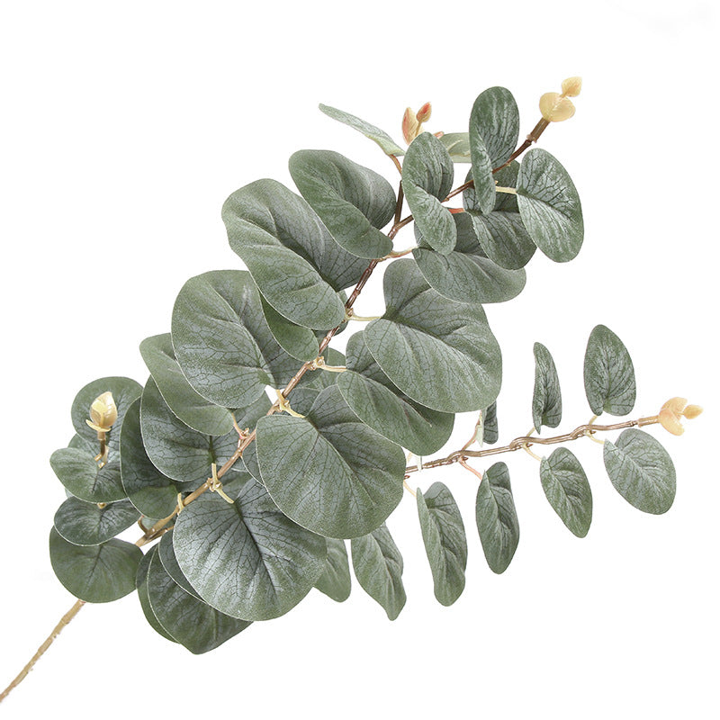 Realistic Eucalyptus Leaves & Money Plant Decor - Perfect for Weddings and Home Decoration - Lifelike Faux Botanicals for Stylish Displays