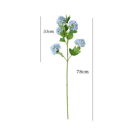 High-Quality Snowball Multi-Head Hydrangea Artificial Flowers for Wedding Decor, Home Accessories, and Photography Props - Stunning Realistic Look and Long-Lasting Beauty