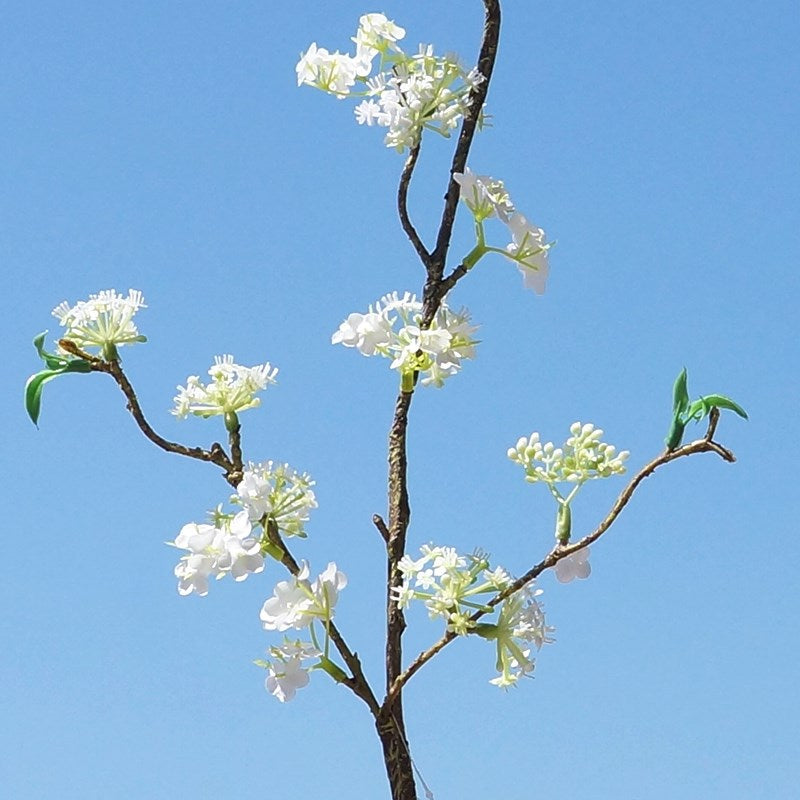 Fresh and Stylish Artificial Snow Willow Flowers - Delicate Decorative Sprays for Home, Weddings, Photography, and Garden Design