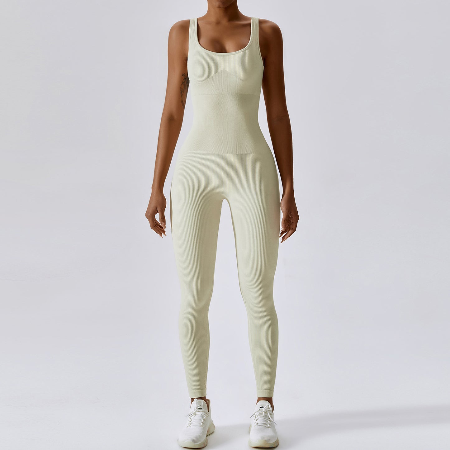 Seamless Yoga Bodysuit Sculpting Dance and Workout Leggings for Flexibility and Comfort Style 6848