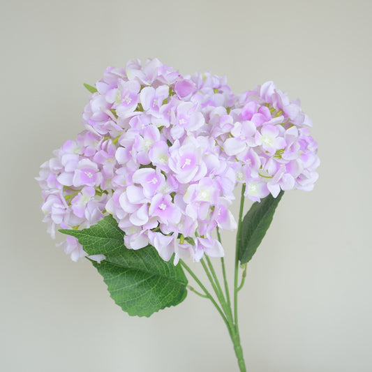 Stunning 5-Head Hydrangea Artificial Silk Flowers - Perfect for Wedding Decorations, Home Decor, and Event Centerpieces