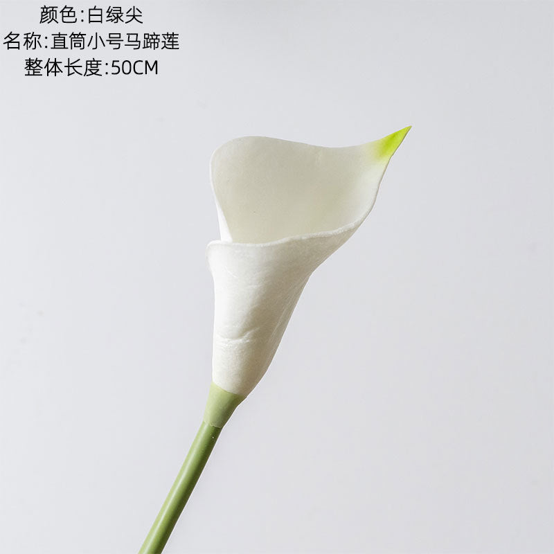 INS-Style Realistic Calla Lily PU Faux Flowers for Home Decor - Perfect for Weddings and Celebrations, MW01512Y