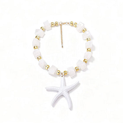 Unique Designer Summer Ocean-Inspired Colorful Pendant Necklace for Women - Perfect for Vacation Vibes and Everyday Wear