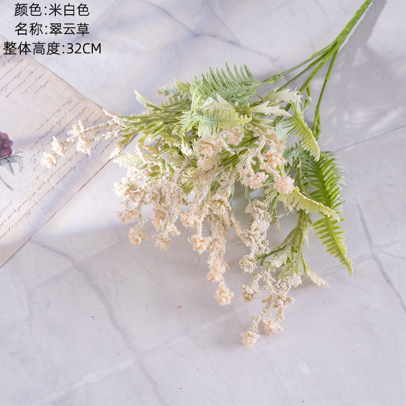 Lifelike Wedding Greenery Plant Home Decor - Elegant Faux Flowers for Ins Aesthetic - Perfect for All Occasions - CL10001