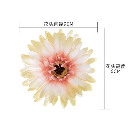 Realistic African Daisy Artificial Flower Heads for Elegant Home Decor – Perfect for Weddings & Bouquets | Stunning Wall Plants | Model DY1-3338