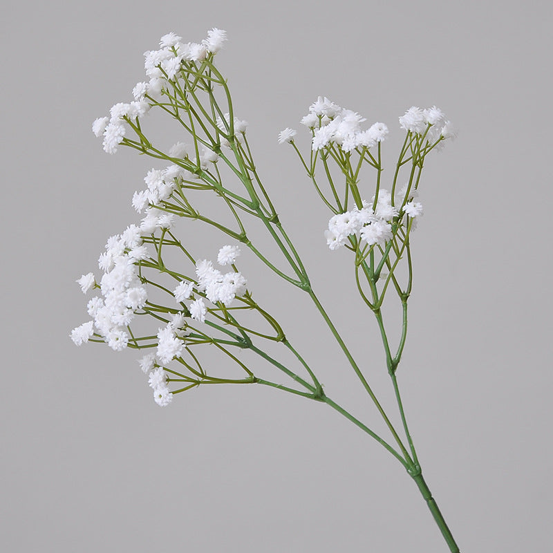 Realistic Baby's Breath Artificial Flower Stem - Perfect for Wedding Decor, Home Styling, and Floral Arrangements