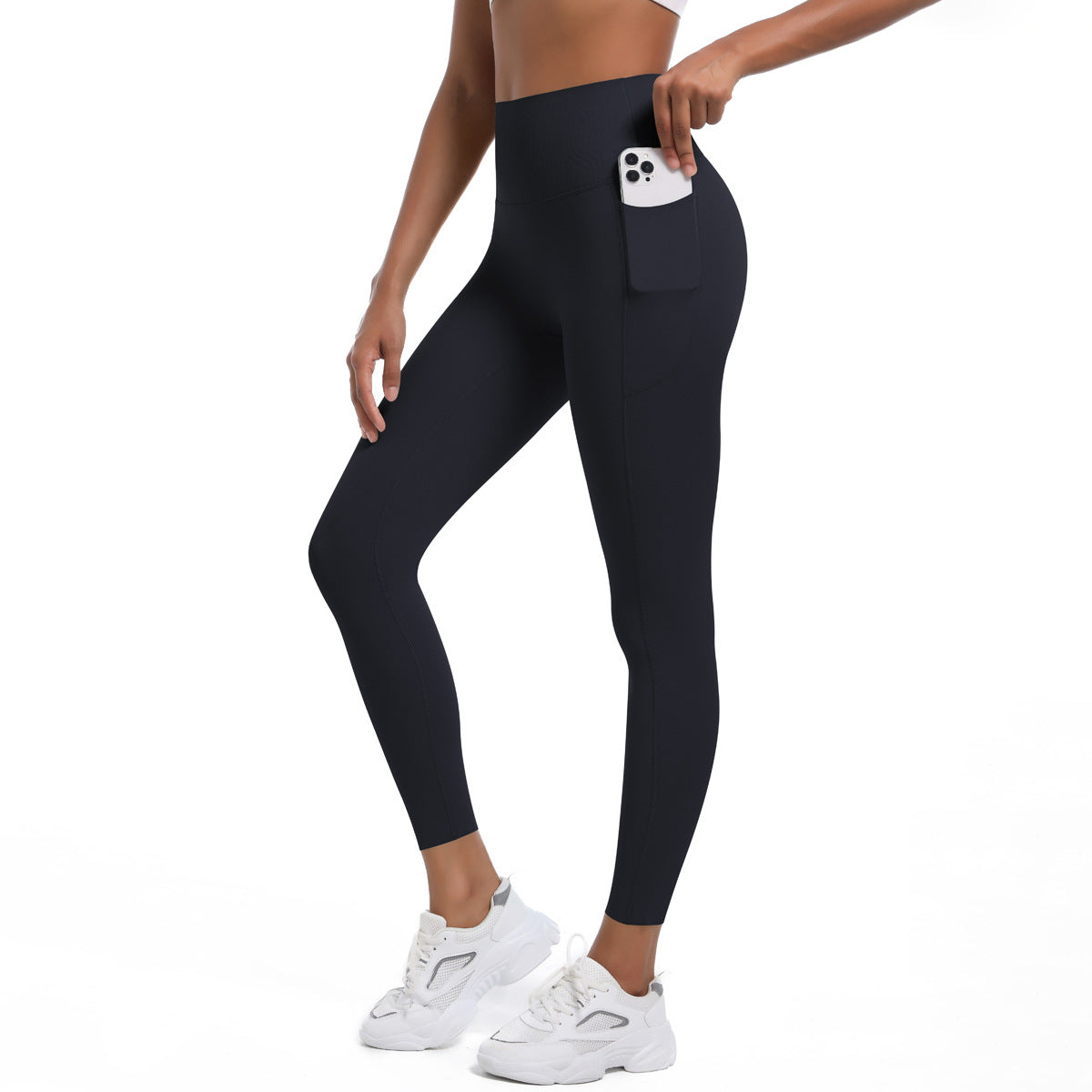 High Intensity Seamless High Waisted Yoga Pants with Tummy Control Ultra Stretch Athletic Leggings Featuring Side Pockets for Quick Dry Comfort and Enhanced Performance