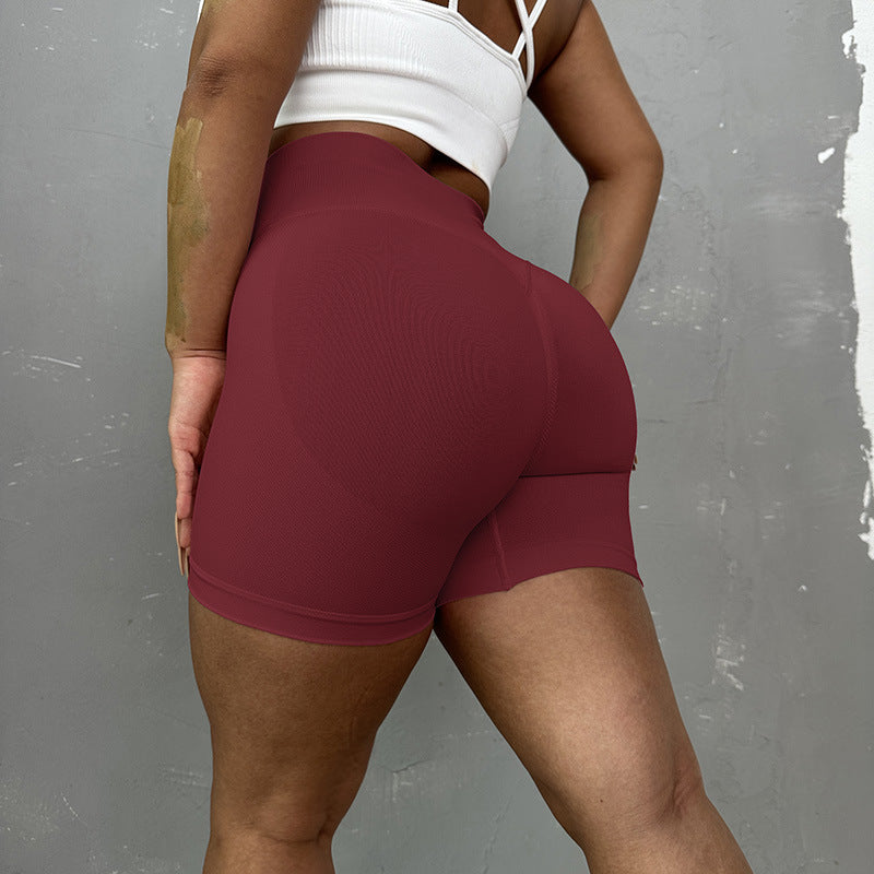 High Waisted Peach Butt Lifting Yoga Shorts for Women Breathable Stretchy Workout Gear for Fitness and Yoga