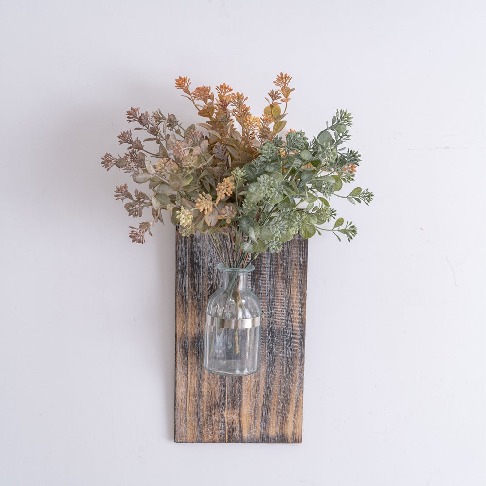 Elegant Autumn White Faux Grass Floral Arrangement - Perfect for Weddings, Home Decor, and INS-Style Aesthetic CL16102