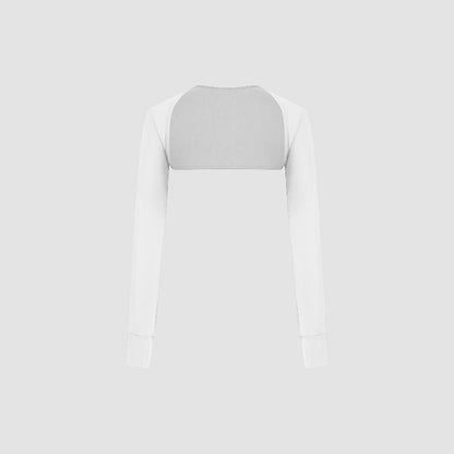 Quick Dry Long Sleeve Yoga Top with Finger Sleeves and Open Back Versatile Sports Tank Top for Enhanced Comfort and Style Complete with Adjustable Drawstring Tennis Skirt to Prevent Wardrobe Malfunctions for Active Wear