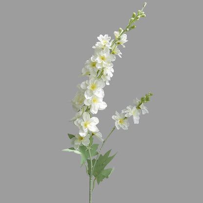 Modern Minimalist Faux Flower Delphinium Decor - Stunning Silk Flower Arrangement for Living Room Tables, Ideal for Home Decor and Photography Props