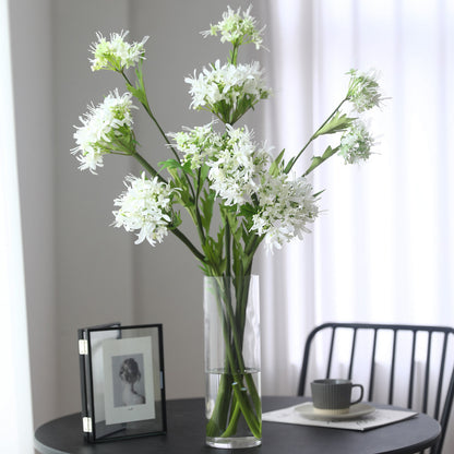 Stunning Two-Headed Red Spider Lily Artificial Flowers and Hydrangea - Luxurious Silk Floral Arrangement for Indoor Home Decor and Wedding Celebrations