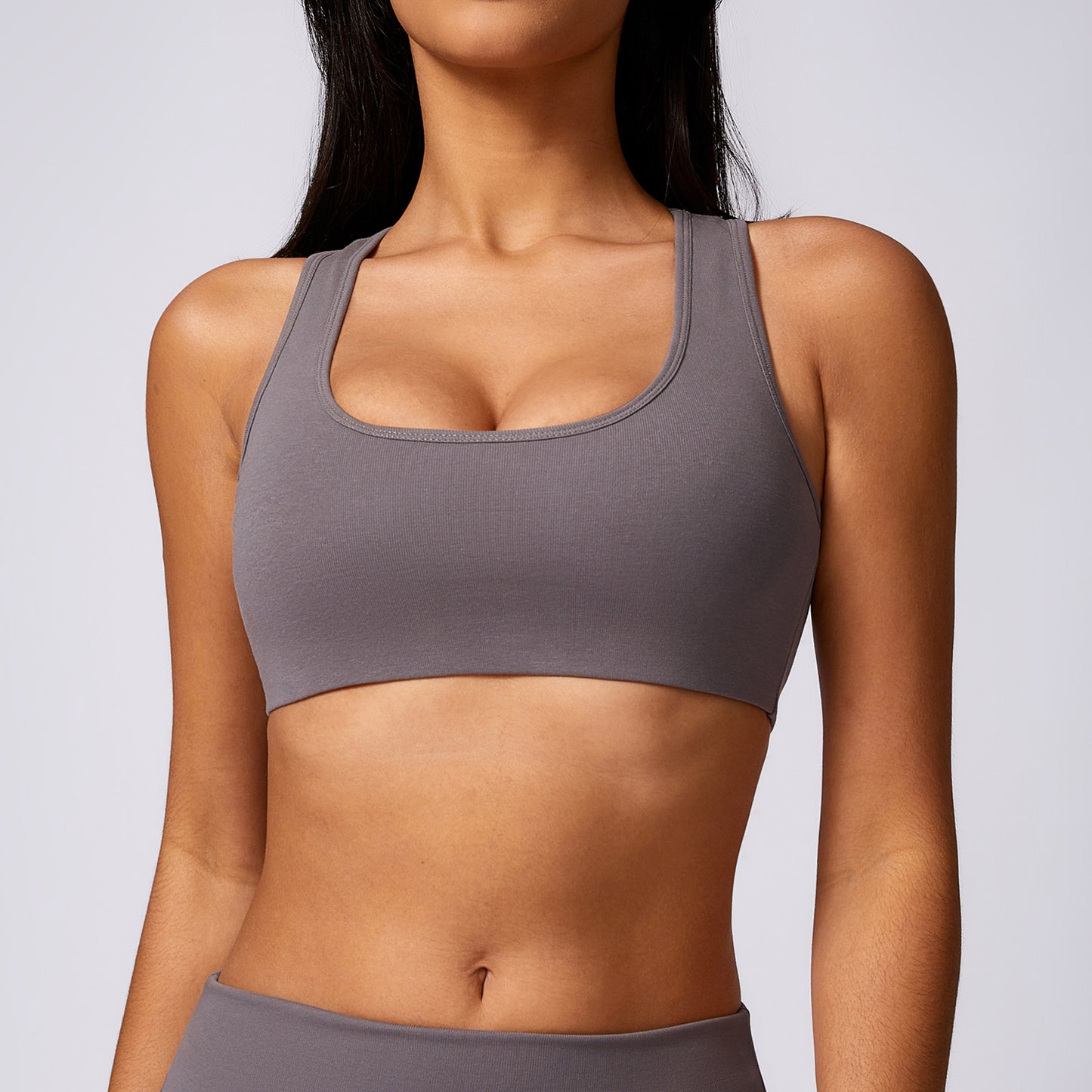 Women's Sports Bra for Yoga and Running Ultra Comfortable High Impact Supportive Quick Dry Fitness Top with Model 8713