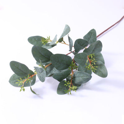 Lifelike Eucalyptus and Money Leaf Branch – Realistic Artificial Greenery for Wedding Decor, Home, and Event Decoration