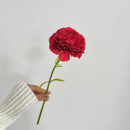 Single Stem Realistic Carnation Flower - Perfect for Home Décor in Bedrooms, Living Rooms, and Dining Tables - Stunning Artificial Floral Arrangement for Long-Lasting Beauty