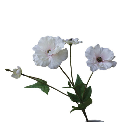 Fresh and Minimalist Nordic-Inspired Artificial Flowers - Silk Peonies & Poppies for Photography & Home Decor