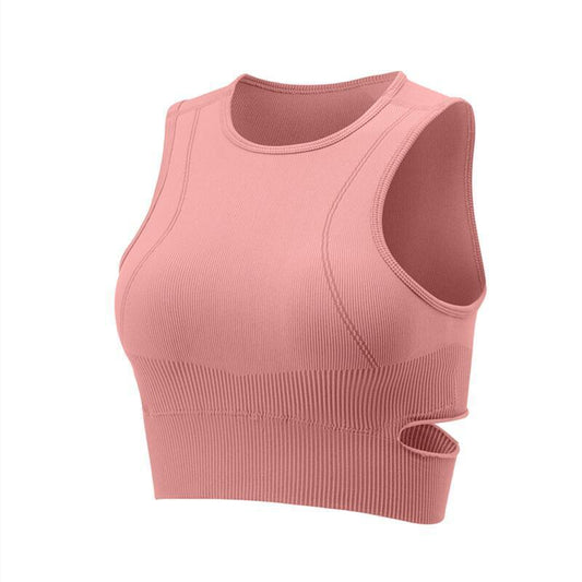 Wireless Shockproof Sports Bra for Running Fitness and Yoga Comfortable and Supportive Activewear Vest for Women