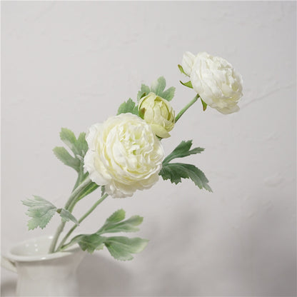 Elegant European Style Single Faux Flower Arrangement: Stunning Tibetan Peony Decor for Living Room & Dining Table - Perfect for Weddings, Events, and Photography Props