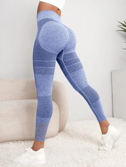 8 Color Seamless Hollow Out High Waist Leggings for Women Sculpting Butt Lifting Workout Pants for Running and Yoga