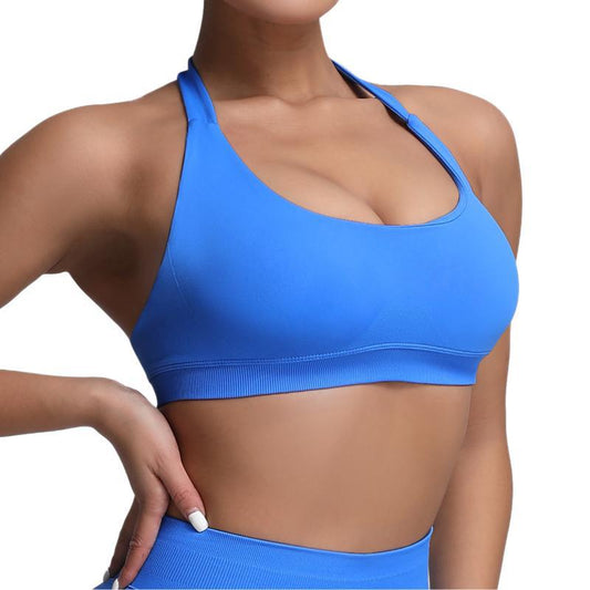 Backless Sports Bra with High Stretch Nylon for Yoga Active Wear Comfort Support for Women