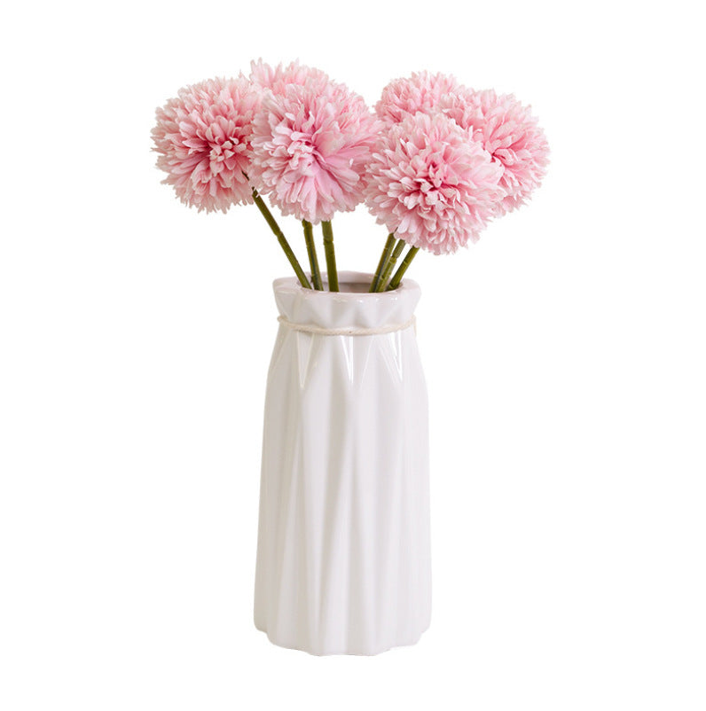 Stunning Nordic Dandelion and Hyacinth Faux Flowers - Lush Greenery for Wedding Decor, Event Backdrops, and Floral Walls