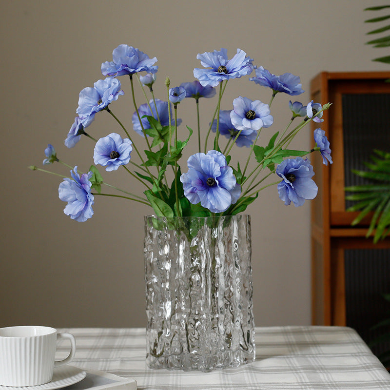 Stunning Faux Silver Lotus Peony Floral Arrangement - Ideal for Weddings, Home Décor, Outdoor Spaces, and Photography Props