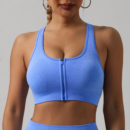 Seamless Knitted Women's Yoga Set Summer Fitness Outfit with Supportive Sports Bra Peach Lift Leggings and Breathable Fabric for Comfort and Flexibility