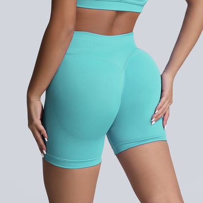 Seamless High Waisted Yoga Shorts for Women Tummy Control Butt Lifting and for Running Gym and Everyday Wear