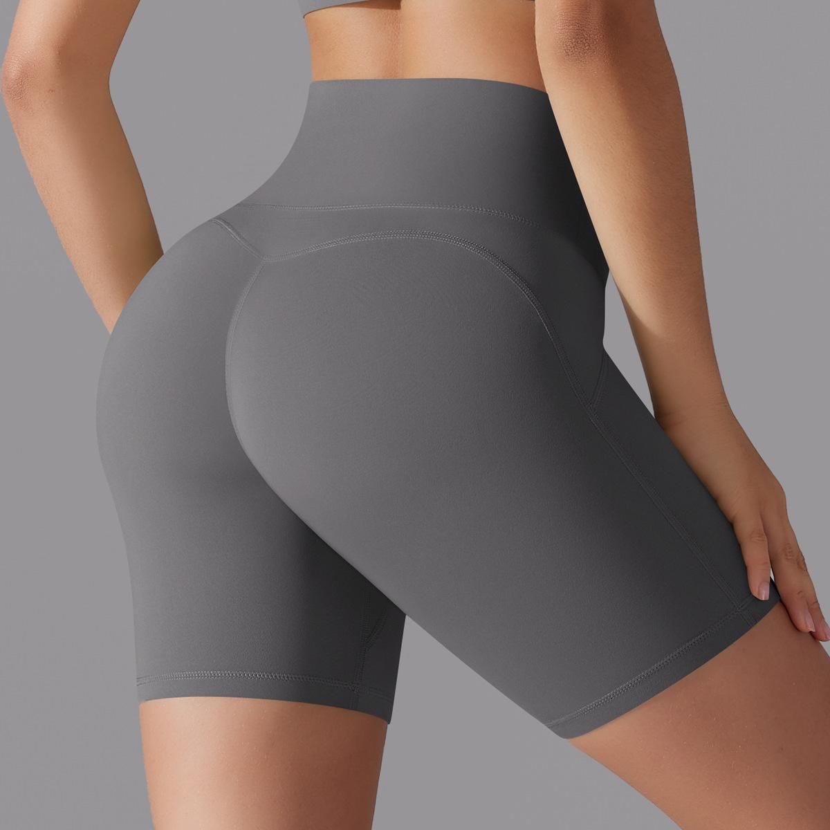 High Waisted Butt Lifting Yoga Shorts No Underwear Needed for Running Gym Workouts and Fitness Activities