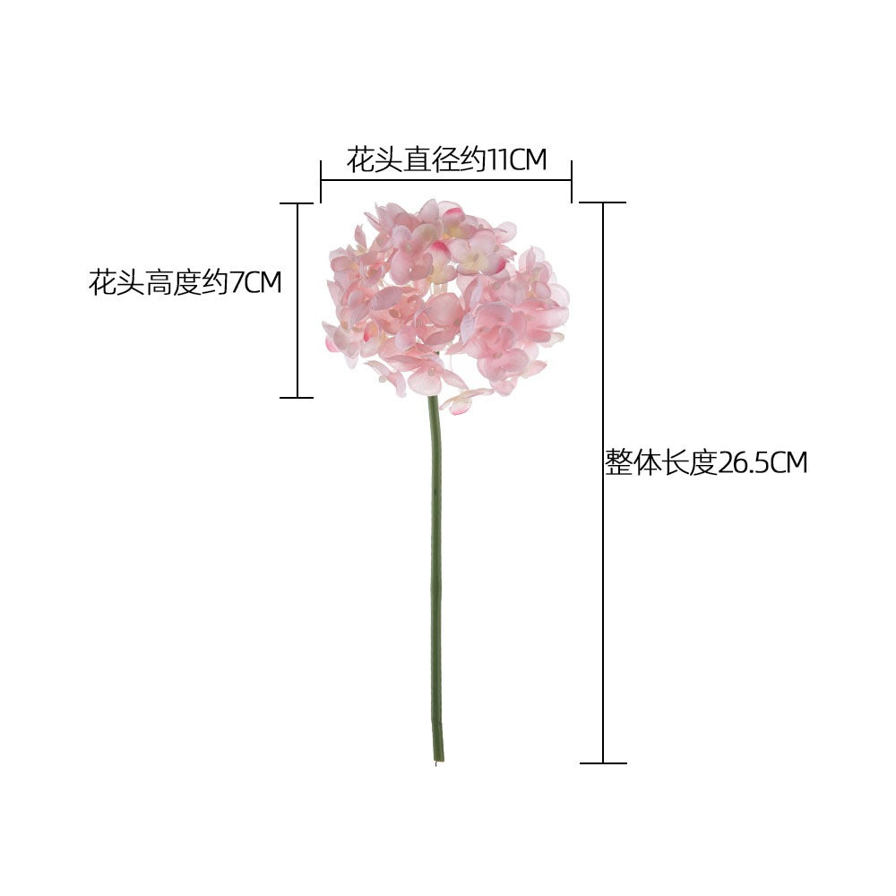 Lifelike Hydrangea Artificial Flower Plant for Stunning Wedding Bouquets - Perfect for Home Decoration, Backdrop Flower Walls, and Photography Styling MW07354