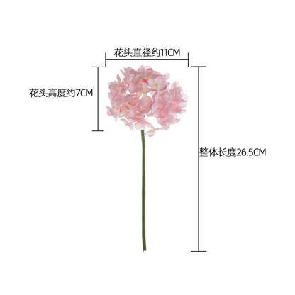 Lifelike Hydrangea Artificial Flower Plant for Stunning Wedding Bouquets - Perfect for Home Decoration, Backdrop Flower Walls, and Photography Styling MW07354