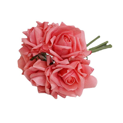 Realistic Touch Adjustable Moisture-Proof 5-Head Rose Bouquet – Perfect for Home Decor, Weddings, Photography, and Elegant Soft Furnishings