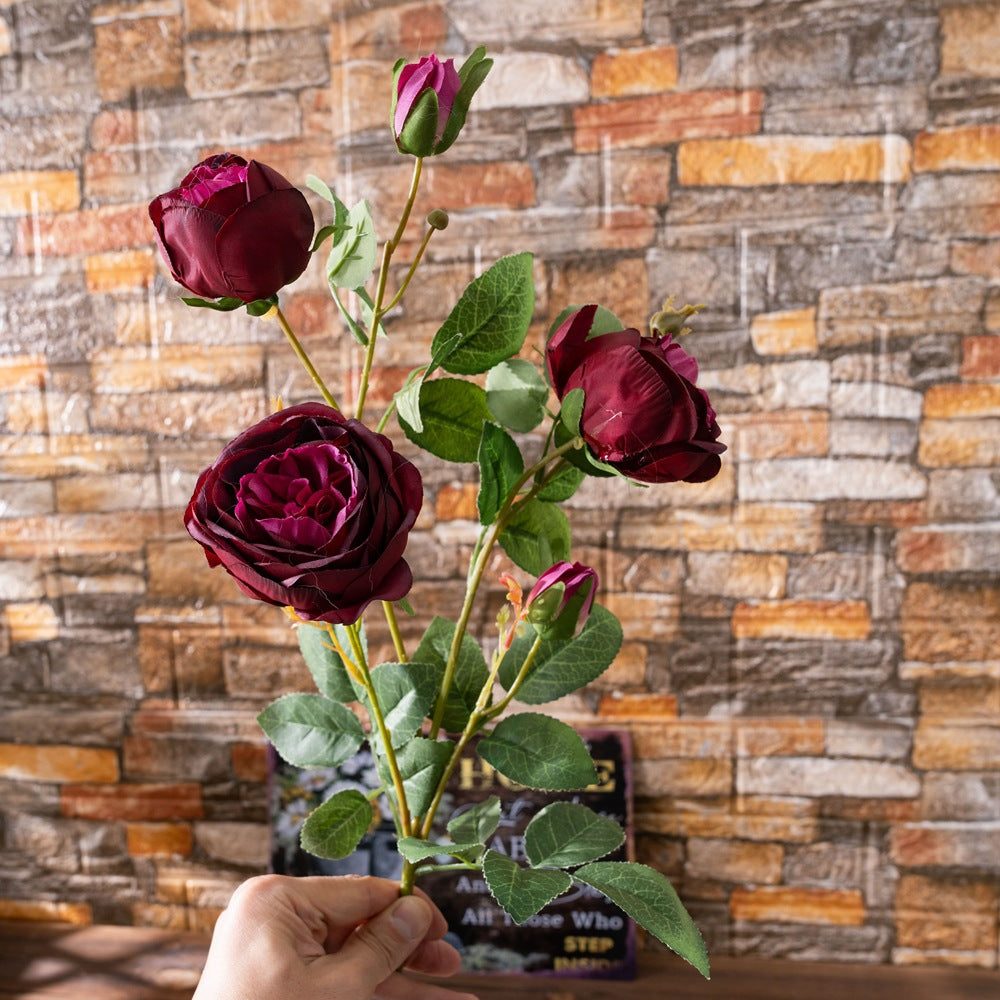 Beautiful Artificial Core-Packed Rose - Perfect for Home Decor, Weddings, Bouquets, Aisle Decorations, and Floral Walls - Bring Elegance with DY1-3249