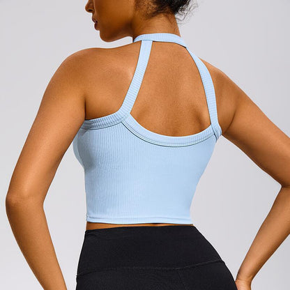 Elevate Your Workout with Our Summer Sports Bra Top Flattering Design for Enhanced Bust and Back Coverage for Yoga and Running with Removable Padding for Versatile Wear