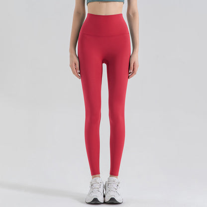 High Waisted Butt Lifting Yoga Pants for Women Summer No See Through Quick Dry Tight Fit Running and Workout Leggings for Comfort and Style