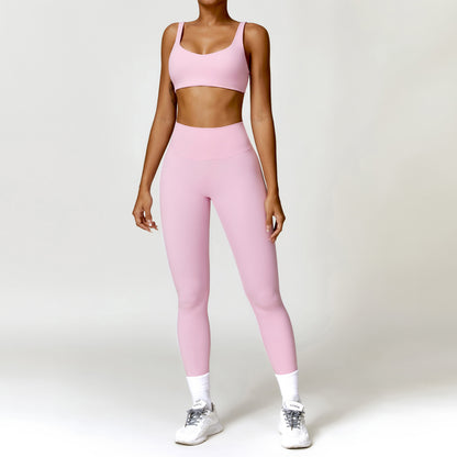 Winter High Waisted Compression Yoga Set Quick Dry Two Piece Running and Fitness Outfit for Comfort and Performance Style 8518