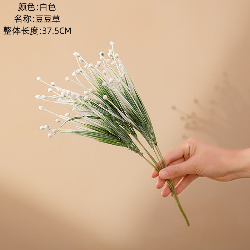 Charming Wedding Decoration with Green Faux Plants and Dotted Grass - Realistic Ins Style Decorative Flowers MW77702