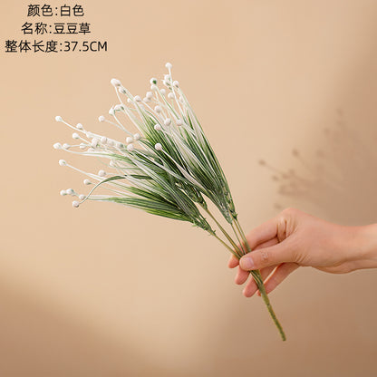 Charming Wedding Decoration with Green Faux Plants and Dotted Grass - Realistic Ins Style Decorative Flowers MW77702