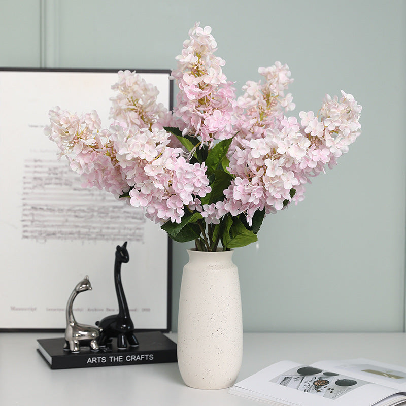 Single Stem Buddha Tower Hydrangea Artificial Flower - Perfect for Hotel and Restaurant Decor, Wedding Venue Styling, Photographic Props, and Elegant Faux Floral Arrangements