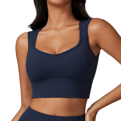 Seamless Cozy Sports Bra for Women Padded Supportive and Sweat Wicking Yoga and Running Top Anti Shock Full Coverage Design for Comfort and Confidence