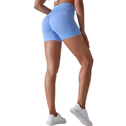 Seamless High Waisted Water Wash Yoga Shorts for Enhanced Lift and Comfort No Show Line Ultra Stretchy Running Peach Butt Shorts